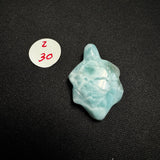 Larimar Turtle Carving - Gemstone Larimar Carving - Gemstone Turtle Carving - Natural Larimar