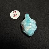 Larimar Turtle Carving - Gemstone Larimar Carving - Gemstone Turtle Carving - Natural Larimar