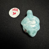 Larimar Turtle Carving - Gemstone Larimar Carving - Gemstone Turtle Carving - Natural Larimar