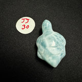 Larimar Turtle Carving - Gemstone Larimar Carving - Gemstone Turtle Carving - Natural Larimar