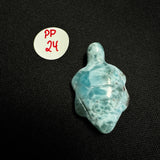 Larimar Turtle Carving - Gemstone Larimar Carving - Gemstone Turtle Carving - Natural Larimar