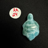 Larimar Turtle Carving - Gemstone Larimar Carving - Gemstone Turtle Carving - Natural Larimar