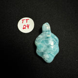 Larimar Turtle Carving - Gemstone Larimar Carving - Gemstone Turtle Carving - Natural Larimar