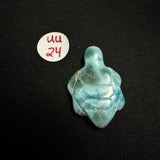 Larimar Turtle Carving - Gemstone Larimar Carving - Gemstone Turtle Carving - Natural Larimar