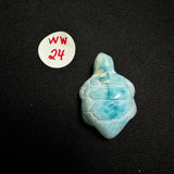 Larimar Turtle Carving - Gemstone Larimar Carving - Gemstone Turtle Carving - Natural Larimar