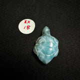 Larimar Turtle Carving - Gemstone Larimar Carving - Gemstone Turtle Carving - Natural Larimar