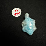 Larimar Turtle Carving - Gemstone Larimar Carving - Gemstone Turtle Carving - Natural Larimar