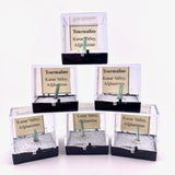 Green Tourmaline Thumbnail Specimen, Natural Green Tourmaline, Small Green Tourmaline Specimen, GCC-06