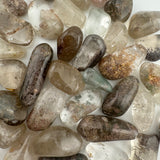 3pc Garden Quartz Tumbles, Tumbled Garden Quartz, Garden Quartz Tumble, 3pc, Natural Scenic Quartz Tumble, T-134