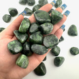 Tumbled Diopside, Diopside Tumbled Stone, Diopside Tumble, Polished Diopside, P-154