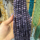 8mm Gemstone Bead - Round Crystal Bead - 16” Natural Gemstone Beads