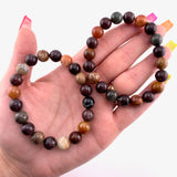 Garden Quartz Bracelet, Lodolite Bracelet, Natural Inclusion Garden Quartz Bracelet, 9-10mm Garden Quartz, A-15