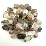 3pc Garden Quartz Tumbles, Tumbled Garden Quartz, Garden Quartz Tumble, 3pc, Natural Scenic Quartz Tumble, T-134