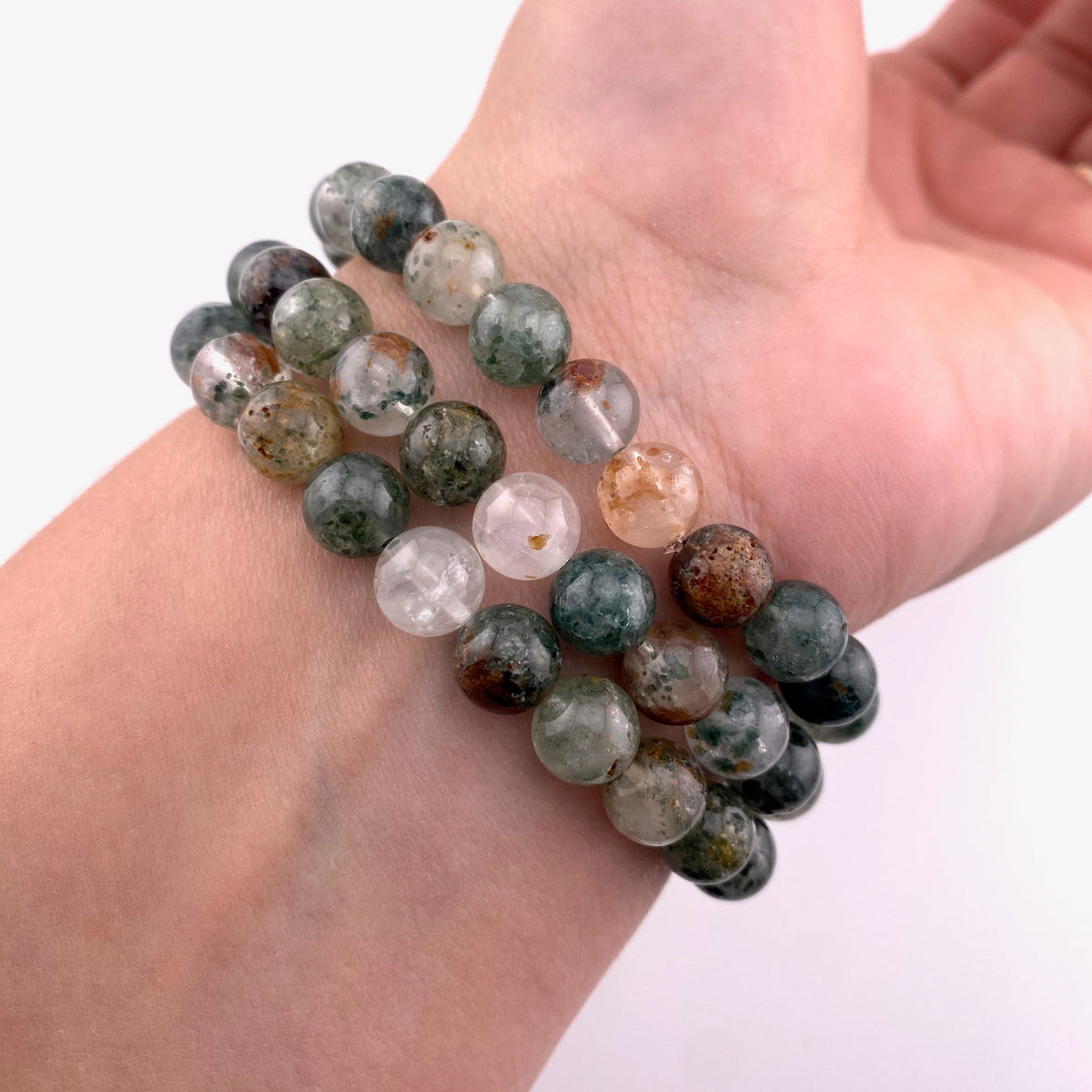 Natural Amethyst Mixed Garden Quartz Lodolite Bracelets Wholesale