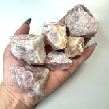 Strawberry Calcite Rough, Rough Pink Calcite, Raw Strawberry Calcite, Natural Strawberry Calcite