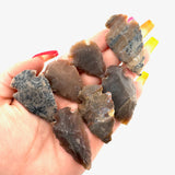 Small Agate Arrowhead, Carved Agate Arrowhead, Gemstone Arrowhead, A-32