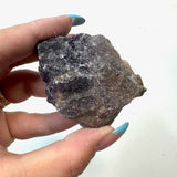 One Raw Amethyst Stone, Rough Amethyst, Amethyst from India, Natural Amethyst Stone, Dark Amethyst
