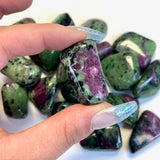 Ruby Zoisite, Ruby in Zoisite Tumbled Stone, Tumbled Ruby Zoisite, Zoisite Ruby