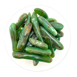 QUALITY Chrysoprase Stick, Tumbled Chrysoprase, Chrysoprase Stick Tumble, Bright Chrysoprase, T-154