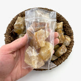 Yellow Hematoid Quartz Gemstone, One stone or a Baggy, Rough Hematoid Quartz, Raw Hematoid Quartz
