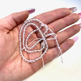 4mm Round Clear Quartz Bead, Clear Quartz Bead, QUALITY Quartz, 16” Quartz Bead Strand