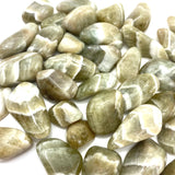 Green Amethyst, Tumbled Green Amethyst, Prasiolite Tumble