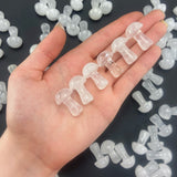 1" Clear Quartz Mushroom, Small Quartz Mushroom, Clear Quartz Carving, Mushroom Carving Clear Quartz, P-119