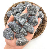 Indigo Gabbro Gemstone, One stone or a Baggy, Rough Indigo Gabbro, Indigo Gabbro