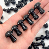 1" Obsidian Mushroom, Small Obsidian Mushroom, Obsidian Carving, Mushroom Carving Obsidian, P-123