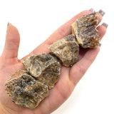 Rough Coke Calcite, One Stone or Baggy, Raw Coke Calcite, Brown Calcite, Natural Coke Calcite