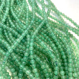 4mm Round Aventurine Bead, Green Aventurine Bead, Aventurine Bead Strand, 16” Aventurine Bead Strand