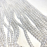 4mm Round Clear Quartz Bead, Clear Quartz Bead, QUALITY Quartz, 16” Quartz Bead Strand