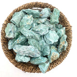 Fuchsite Gemstone, One stone or a Baggy, Rough Fuchsite, Raw Fuchsite