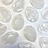 Clear Quartz Yoni Carving, Clear Quartz Gemstone Yoni Carving, Clear Quartz Vulva Carving, B-20