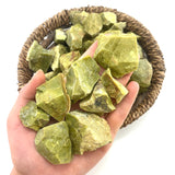 Green Opal Gemstone, One stone or a Baggy, Rough Green Opal, Raw Green Opal