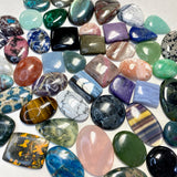 One of Everything Cabochon Set, 50 Different Cabochons, Mystery Cabochon Set, Cabochon Crystal Set