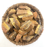 Tigers Eye Gemstone, One stone or a Baggy, Rough Tiger Eye, Raw Tigers Eye