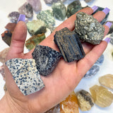 One of Everything Crystal Set, 3lbs of Raw Crystals, 40+ Rough Crystals