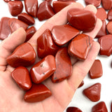 Red Jasper Tumble, Tumbled Red Jasper, Pocket Red Jasper