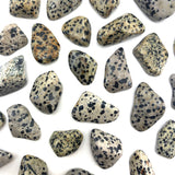 Dalmatian Stone, Tumbled Dalmatian Stone, Dalmatian Jasper, Healing Dalmatian Jasper