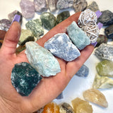 One of Everything Crystal Set, 3lbs of Raw Crystals, 40+ Rough Crystals