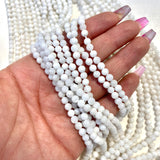4mm Round Moonstone Bead, Moonstone Bead, Moonstone Bead Strand, 16” Moonstone Bead Strand