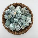 Tree Agate Rough, One stone or a Baggy, Rough Tree Agate, Raw Green Tree Agate