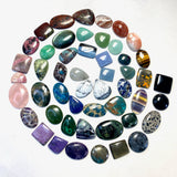 One of Everything Cabochon Set, 50 Different Cabochons, Mystery Cabochon Set, Cabochon Crystal Set