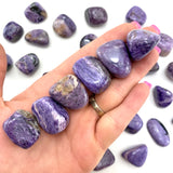 Quality Charoite Tumble, Tumbled Charoite, Rare Charoite