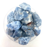 Raw Blue Calcite, One Stone or Baggy, Blue Calcite Raw, Rough Blue Calcite