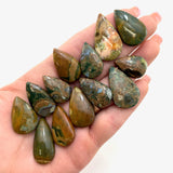 Tear Drop Rhyolite Cabochon, Rhyolite Cabochon, Rhyolite Cab, Polished Rhyolite Cabochon, 011