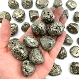 Tumbled Pyrite, Polished Pyrite, Healing Pyrite Stone, T-44