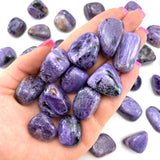 Quality Charoite Tumble, Tumbled Charoite, Rare Charoite