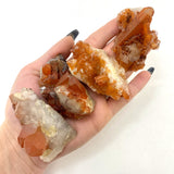 Tangerine Quartz Cluster, Natural Tangerine Quartz, Tangerine Cluster, Orange Quartz